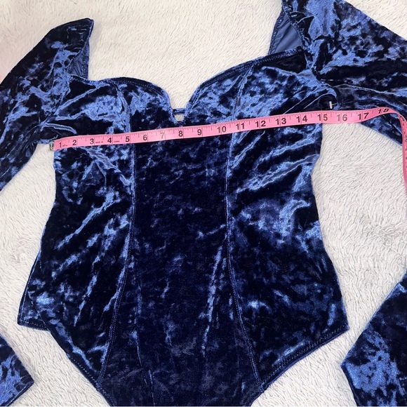 Free People Black Magic velvet bodysuit - Picture 6 of 10